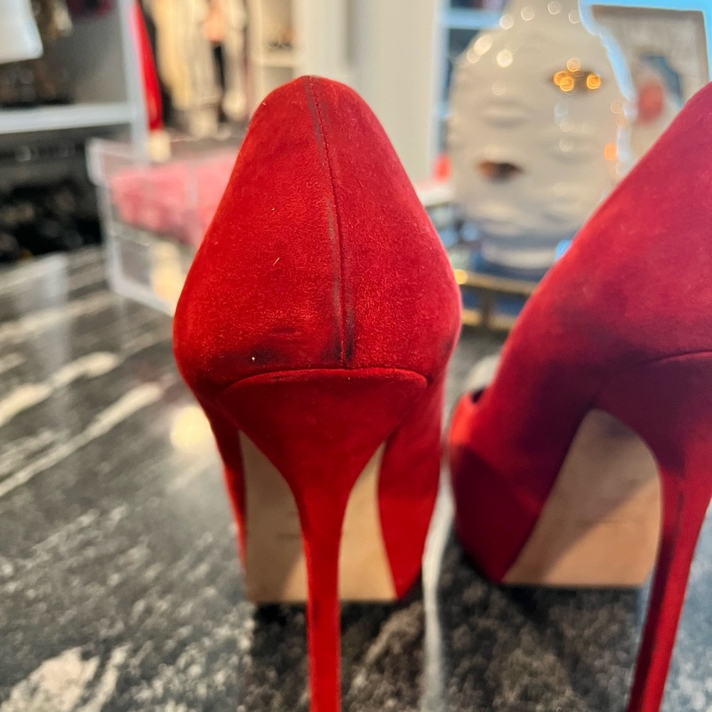 ❤️Red & Black YSL heels🖤 - Picture 6 of 13